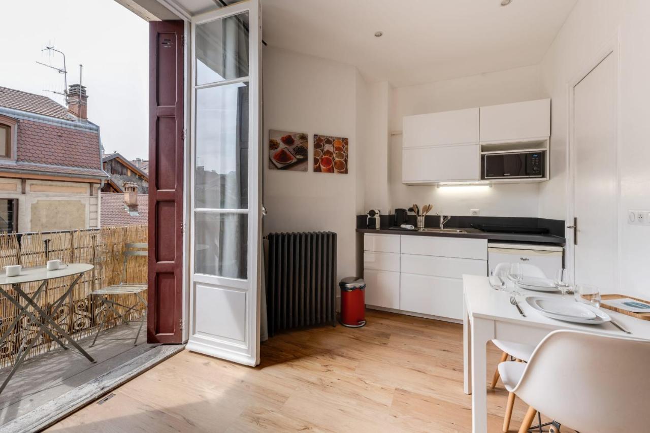 אנסי Le Mont Blanc - Charming T1 Ideal For 2 People With Balcony מראה חיצוני תמונה